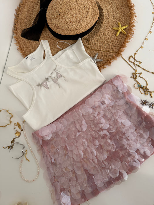 Rosa Sequin Skirt
