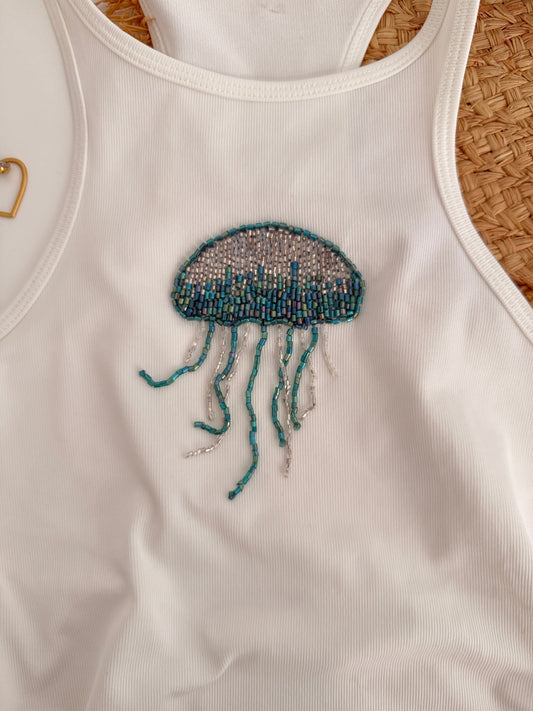 Jellyfish Beaded Tank