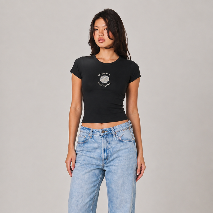 Disco Ball Beaded Tee
