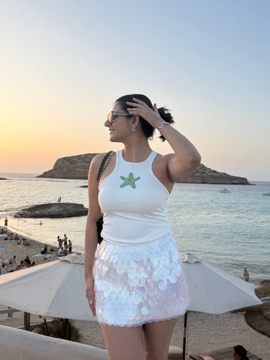 Blanca Sequin Skirt