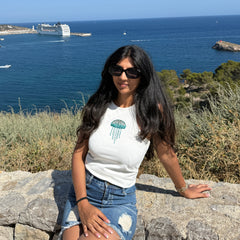 Jellyfish Beaded Top/Tee