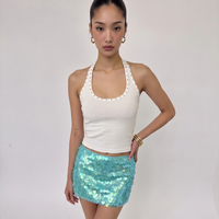 Azul Sequin Skirt