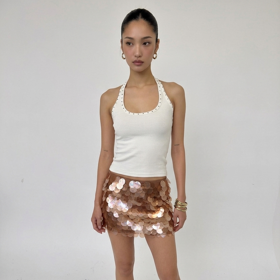 Autumn Sequin Skirt